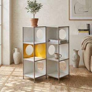 벤스 모듈 철제 도트 디자인 모서리 코너 수납장 NF310SCU