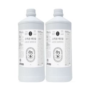 식품첨가물 소독용 에탄올 1L 2개