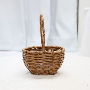 내추럴 라탄스타일 미니 바구니 ver.2 C타입(타원) 어버이날 시즌상품 카네이션 원예수업