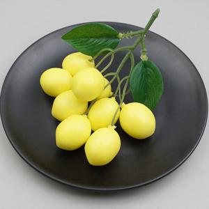 레몬 모형 송이 옐로우 9H 3.2cm 과일모형