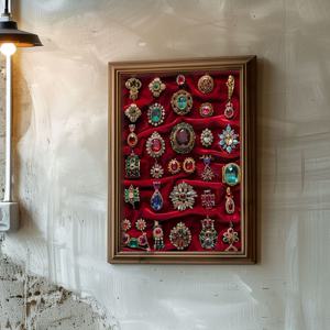 Red Velvet Desire 2 - 빈티지 주얼리 감성 포스터 (A4~A1)