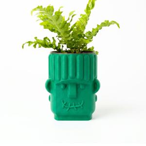 프랑켄슈타인 캐릭터 생분해 10호 화분 식물 가리개 화분커버 팟커버 그린