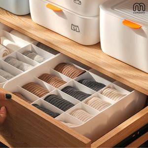 다비 칸칸이 정리함 15칸 칸막이 보관함 양말 속옷 뚜껑있는 정리 수납함 플라스틱 바구니