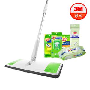 대형 올터치 막대걸레세트+정전기 50매+물걸레 30매+일반형 정전기 30매 추가증정