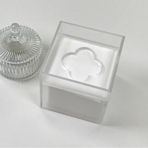 아크릴 반투명 휴지 케이스 각티슈 티슈 냅킨 사각 핸드타올 커버 집들이선물