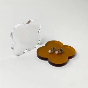 아크릴 주얼리 악세사리 받침대 꽃모양 진열대 디스플레이 두께 8T