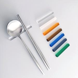 수저받침 4P 숟가락 젓가락 아크릴 커드러리 긴 받침대