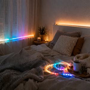 LED 무드등 2.8m 붙이는 셀프 인테리어 간접조명 줄조명 커튼박스 간접등 라인조명