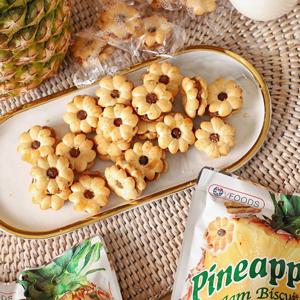 파인애플 잼 비스킷 5봉+ 코코넛크림 비스킷 5봉 개별위생포장 태국쇼핑템