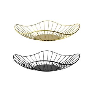 다용도 철제 바구니 와이어 바스켓 간식 수납 (접시형)