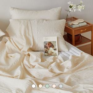 메리제인 셔링시어서커 여름홑이불세트 SS/Q/K 6color