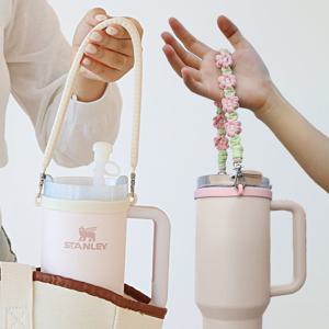 텀블러 스트랩 캐리어 홀더 핸들 손잡이 스탠리 스타벅스 호환 꾸미기