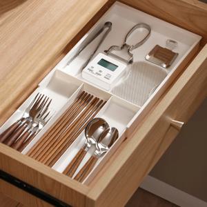 확장형 싱크대 서랍 수저 정리함 칸막이 커트러리 정리대 트레이 보관함