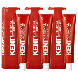 켄트 오리지널 치약 60g x3개 구취 구강충치예방