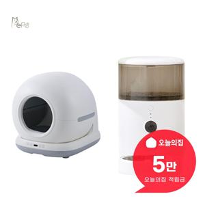 [렌탈] 고양이 스마트 자동 화장실+자동 급식기 CT-100ca+SF-200pro