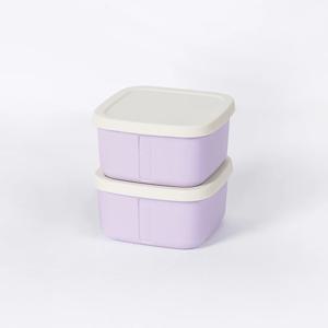 실리콘 밀폐용기 1+1 반찬통 소분용기 냉동보관 밀프랩 샐러드