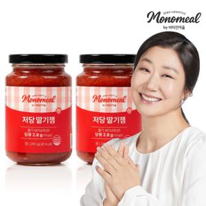 모노밀 저당 딸기잼 알룰로스 280g x 2개
