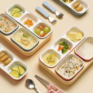 실리콘흡착 5구식판