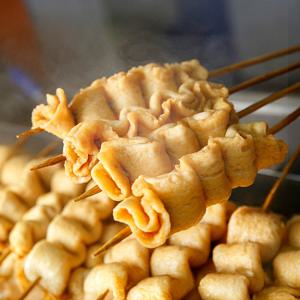 부산포차 꼬치어묵 10개입 2봉 + 장국 4봉 + 대구빨간어묵 10개입  양념가루