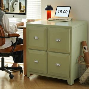 컨트롤 철제 4단 캐비닛 서랍장 5colors