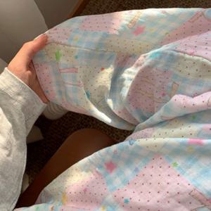 잠옷 바지 순면 콩포트 리본 가든 이중거즈 사계절 홈웨어 1color