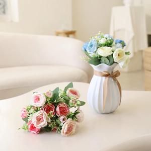 성묘 장미 조화 꽃 장식 산소꽃 인테리어 실크플라워 부케 로즈앤코