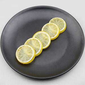 슬라이스 레몬 모형 옐로우 4cm 5개 과일모형