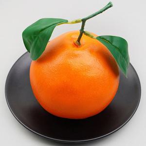 잎사귀 자몽 모형 만다린 10.8cm 과일모형