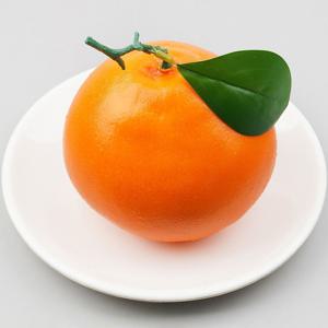 자몽 모형 천혜향 잎사귀 1장 10.8cm 과일모형