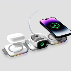 애플 유저를 위한 3in1 올인원 충전기 맥세이프 무선 충전패드 아이폰 애플워치 에어팟