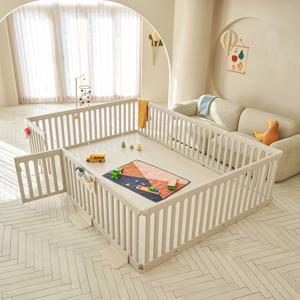 미음 베이비룸 폴더 매트 세트 (모카베이지 매트)