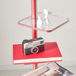 철제 투명 메탈 각도 조절 타워 선반 8단 5color 인테리어 북 책장 책꽂이 화분