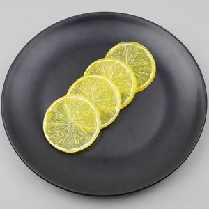 슬라이스 레몬 모형 옐로우 5cm 5개 과일모형 UR