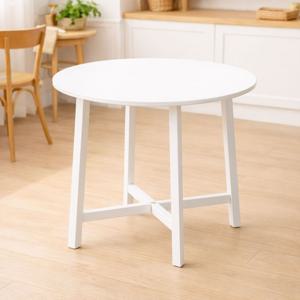 오접이식테이블 700x700 원형 2인 철제 폴딩 식탁