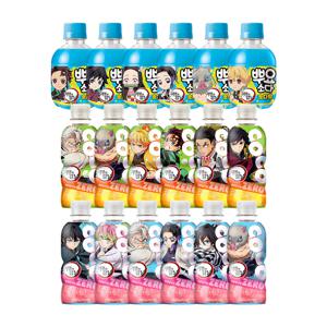 팔도 X 귀멸의칼날 음료 3종 6개씩 (뿌요소다,코코뿌요 복숭아,애플망고)