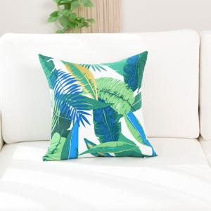 쿠션커버 35 40 45 50 60 쇼파쿠션 포레스트골드화이트,하와이안플라워,린넨