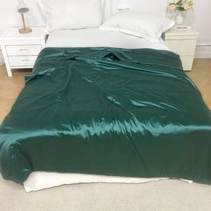 2026년 하나침장 냉감사이불 실크스판덱스 정글그린, S(싱글)