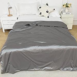 2026년 하나침장 냉감사이불 슬크스판덱스 그레이, S(싱글)