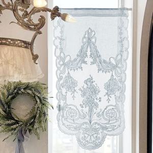 마르몽뜨 자수 창바란스 커튼-블루 (CBMV20-BLUE)