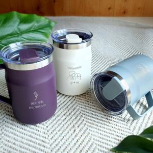 주문제작 각인 기념일 축하 감사 선물 메트로 스윙캡 머그 475ml