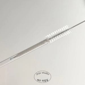 거품잘나는 유리빨대 세척솔 국내제작 빨대세척솔 틈새솔