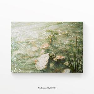 The Greenest 가로형 포스터 (초록빛 여름 분위기 액자, 그린 무드)