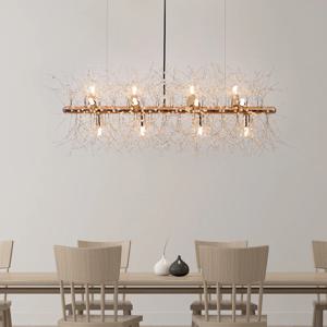 버스커 12등 일자형 엘사 눈꽃 펜던트 조명 샹들리에