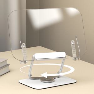 투명 와이드 접이식 360도 회전 프리미엄 독서대