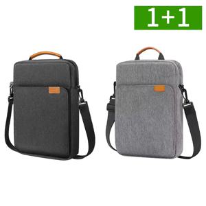 1+1 갤럭시탭 아이패드 태블릿 파우치 가방 13인치 방수 패브릭 충격보호 손잡이