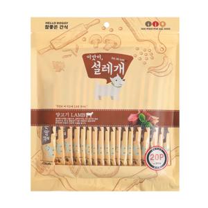 이맛이설레개 강아지전용캔 대용량 유동식 20p 양고기