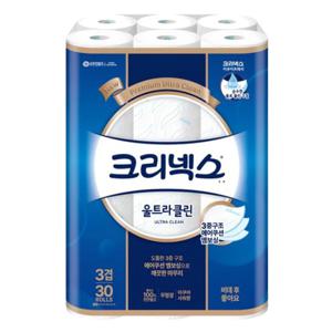 울트라클린 아쿠아 비데3겹 27M 30롤 x1팩