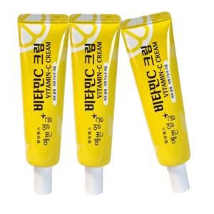 비타민C 미백기능성 피부광채 크림 25g x3개