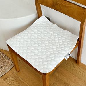 아이스 쿨링 하트 누빔 듀라론 냉감방석 휴비스 오코텍스 시원한 여름 통풍 의자 소파방석