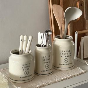 마메종 앤틱 수저통 3종세트 MADE IN JAPAN